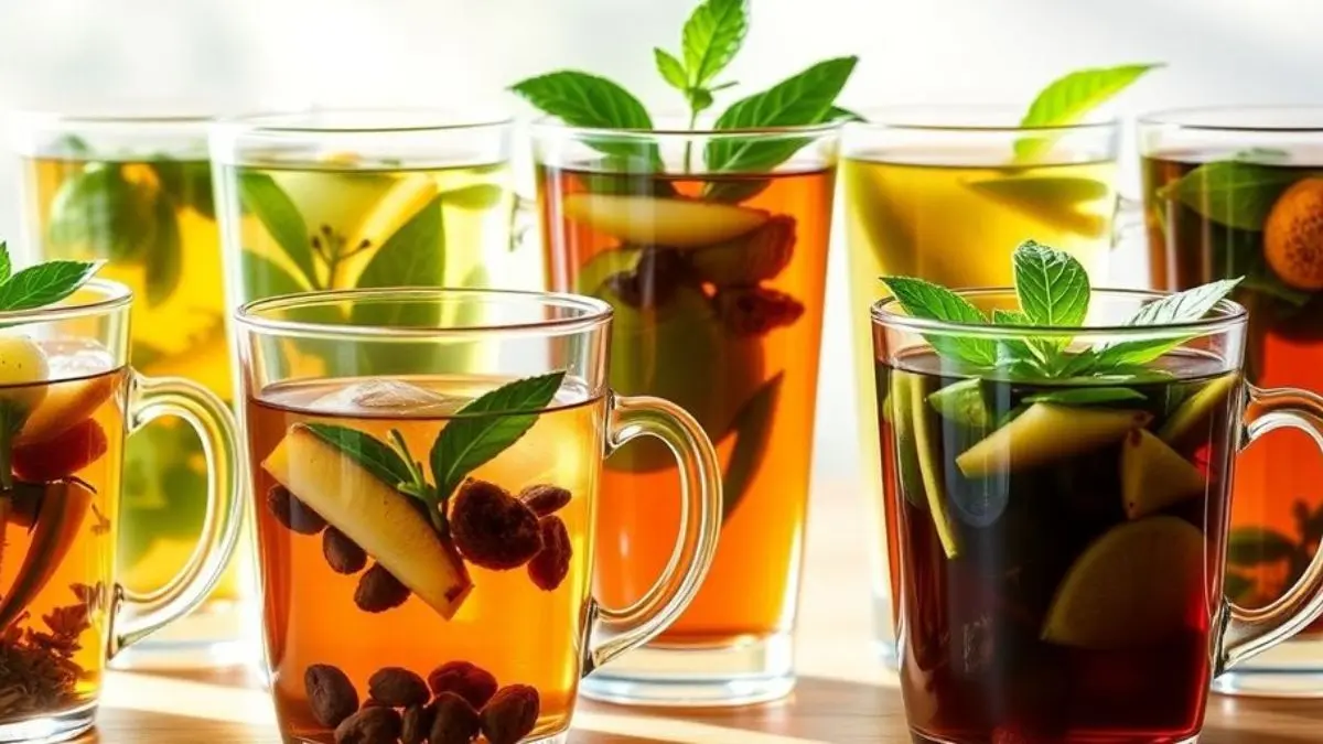 6 Chás para aumentar o metabolismo 1 chás para aumentar o metabolismo