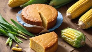Bolo de pamonha no liquidificador