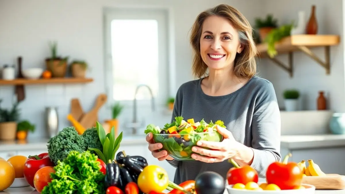 Nutrição feminina após os 40