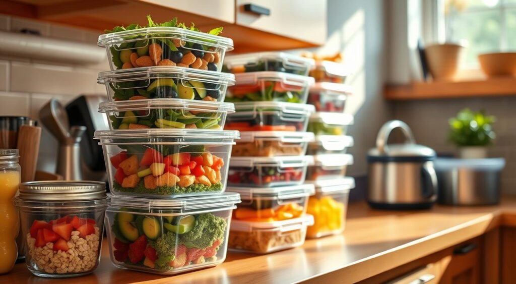 armazenamento de marmitas