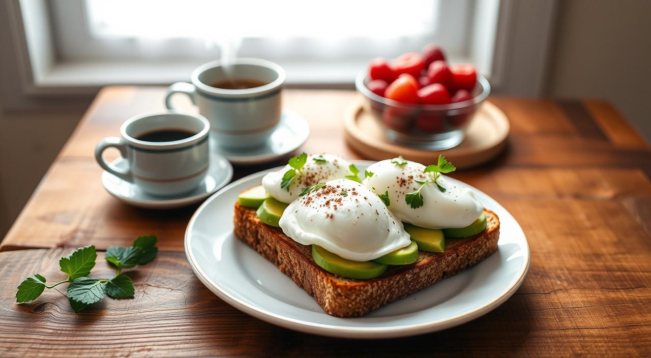 café da manhã saudável para mulheres maduras